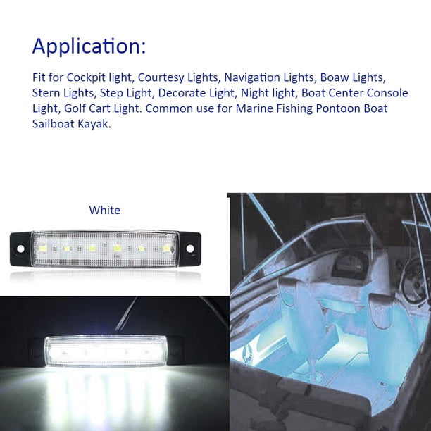 ESTINK Feux de signalisation LED pour bateau 12V - Sport ESTINK Feux de signalisation LED pour bateau 12V - Sport
