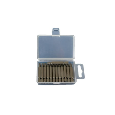 Slot Insert Bit Set - TEMO 25pc T-20 Torx 6 point Impact Ready 2 inch (50mm) Length Screwdriver Insert Bits Hex Shank with Quick Release Slot