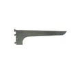 thumbnail image 1 of 12" Right Wood Shelf Bracket - Satin Zinc Finish,Pack Size - 25, 1 of 1