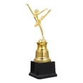 thumbnail image 4 of Trophée de Ballet, Trophée de Compétition de Danse, Trophée Décoratif en Plastique Doré, 4 of 7