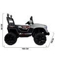 thumbnail image 4 of Montable Electrico Camioneta para Niños Control Remoto Luz Led 12v - Gris, 4 of 7