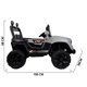 thumbnail image 4 of Montable Electrico Camioneta para Niños Control Remoto Luz Led 12v - Gris, 4 of 7
