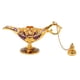 thumbnail image 2 of Lámpara árabe, Luz árabe De Los Deseos Dorada Y Morada, Exquisita Decoración Vintage, Segura Para Fiesta De Bodas, 2 of 7