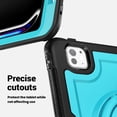 thumbnail image 3 of XYX Case for iPad Pro 11 inch (2025 M5/2024 M4) with Rotating Stand, Shoulder Strap, 2in1 Shockproof Cover, Sky Blue, 3 of 7