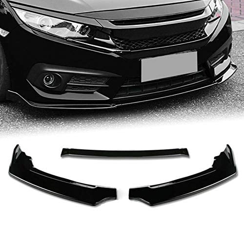 FLB14 All-Fit Automotive Fat Lip 14 Ft 3.5 Inch Side Skirt Lip Kit All-Fit Automotive Universal Lip Kit Side Skirt Bumper Chin Spoiler 3.5 Inch Black 