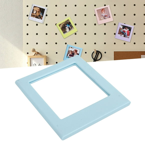 Picture Frame, 2.8x3.4 Inch Double Sided Photo Frames Refrigerator Plastic Photo Pocket Display Frame for Mini Camera, Fridge, Locker, Glass Window
