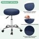 thumbnail image 2 of Uxcell 1-Pack Fundas Redondas para Taburetes de Bar, para Fundas de Asiento de Malla de Poliéster de 12-14 Pulgadas con Bandas Elásticas [Azul Oscuro], 2 of 7