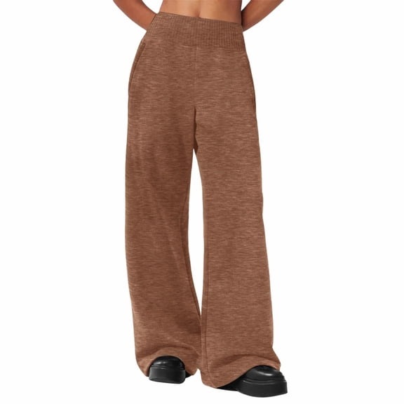 Ruyang Baggy Sweatpants for Girls Trendy Oversized Wide Leg Loose Sweat Pants High Waist Athletic Jogger Kids Preppy School Clothes
