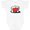 AA-White, variant on Sams With Heart (for darks) Boys or Girls Baby Bodysuit