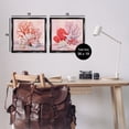 thumbnail image 4 of Stupell Industries Traditional Pink Coral Still Life Black 2pc Floating Frame Art Set, 18 x 18 each, by Paul Brent, 4 of 8