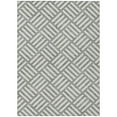 thumbnail image 2 of Addison Rugs Chantille Indoor/Outdoor Transitional Squares Gray Washable Rectangle Rug, 5' x 7'6", 2 of 6