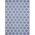 thumbnail image 1 of Unique Loom 3136425 Moroccan Lattice Area Rug, 8' x 11', Blue/Beige, 1 of 2