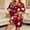 Wine, variant on Summer Sales Womens Pajama Sets Satin Fall Pumpkin Print Short Sleeve Button Loungewear Halloween Pajama Sets for Women 2 Piece