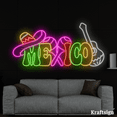 thumbnail image 4 of Craftnamesign Mexico Neon Sign, Mexican Restaurant Decor, Mexican Gifts, 4 of 4