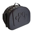 thumbnail image 4 of Bolsa de hombro plegable Yinane para transportar gatos al aire libre negro, 4 of 8