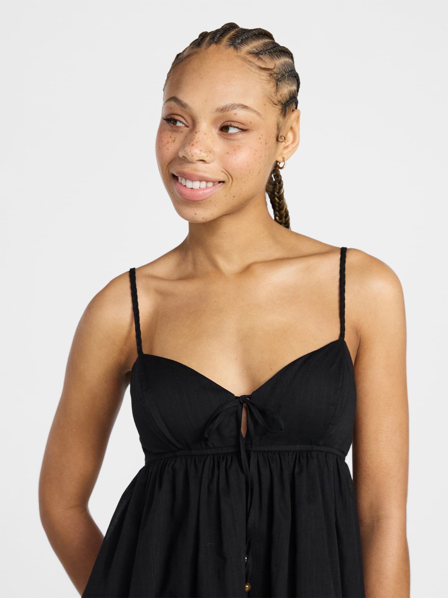 No Boundaries Cami A Line Dress, Women's XXS-XXL