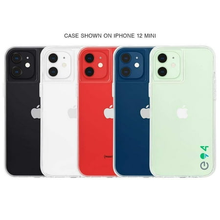 Case-Mate - Eco94 Eco-clear Carrying Case With Micropel For Apple iPhone 12 Mini
