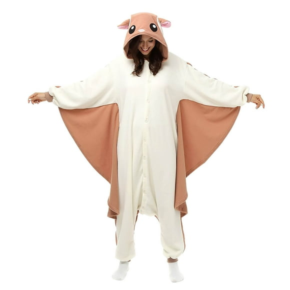 Aboser Fluffy Onesies Pajamas for Women Warm Flannel Jumpsuit Unisex Cute Animal Costume One Piece Zipper Romper Loungewear Fuzzy Fleece Winter Sleepwear