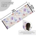 thumbnail image 5 of Yayeee Runner Rug for Bedroom 2'x6' Machine Washable Hallway Non Slip Mat, Purple Flower Pattern, 5 of 8