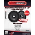 thumbnail image 1 of Medio Rango Open Show Rock Series RKS-65PA4 500 Watts 6.5 Pulgadas 4 Ohms Performance Series (Venta Rock Series RKS65PA4, 1 of 13