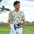 thumbnail image 2 of Wukai Fathers day Men’s Polo Shirts,Quick-Dry Athletic Shirt,Classic Fit Shirts-Small, 2 of 8