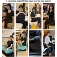 thumbnail image 2 of Car Booster Seat Cushion, Chair Cushions, Comfort Seat Cushion Pillow for Office Chair/Car Seat, Butt, Tailbone, Back, Coccyx, Short People Adult Booster Chair Cushions Relief Pad, 2 of 6