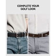 thumbnail image 2 of Cinturón de golf trenzado elástico CHAOREN de 1,38 pulgadas para hombre, paquete de 2, 2 of 7