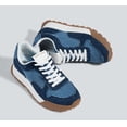 thumbnail image 5 of LUCKY STEP Comfort Retro Color Blocked Sneakers Fashion Casual Shoes,Denim Blue,Womens, 5 of 9