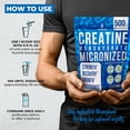 thumbnail image 3 of InstaSkincare Creatine Monohydrate Powder for Muscle Gain, More Strength and Faster Workout Recovery for Women & Men - Micronized Creatine Monohydrate, 5000mg Per Serv (5g) Made in USA 1.1 Lbs, 3 of 6