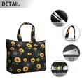 thumbnail image 3 of Sunflower Women's Large Weekend Travel Bag Moving Canvas Handbag Thick Double Layer Beach Weekend Travel Unisex Hospital Maternity Delivery with Toiletry Waterproof, 3 of 5