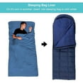 thumbnail image 3 of Sleeping Bag Liner,Travel Sheet & Adult Sleep Sack, Camping Sheets Travel Sleep Sack for Backpacking,Hotels & Hostels -Lightweight Single &Double Travel Sheet Camping Sheets, 3 of 7