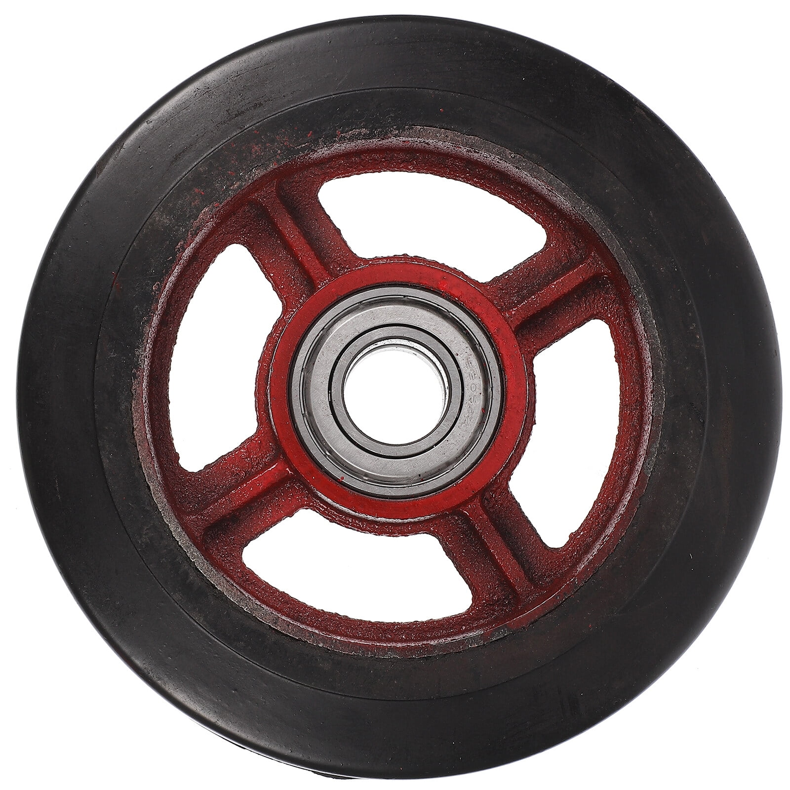 Household Garden Cart Wheel Replacement Rubber Wheel Heavy Duty Trailer