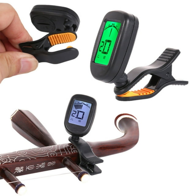 Tyeign Guitar Tuner, Precision Ukulele & String Instrument Tuner - Musician'S Essential, 1 Pc Black