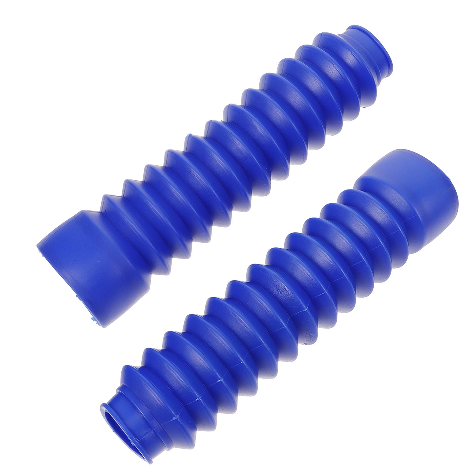 Pair Of Blue Front Fork Dust Covers – Motorcycle Shock Absorber Boots (Universal)