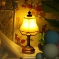 thumbnail image 3 of Zeiwohndc Miniature LED Desk Lamp Table Light Bedside Lamp for 1/12 Dollhouses Furniture, 3 of 7