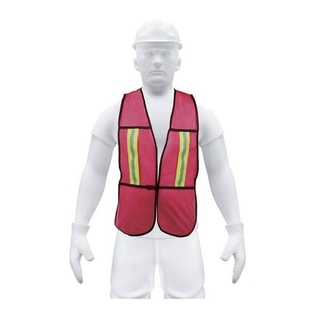Chaleco De Seguridad Con Cierre Rojo Pretul Pretul CHS-200R
