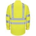 thumbnail image 2 of Red Kap Men's Hi-Visibility Long Sleeve Ripstop Work Shirt - Type R, Class 3, 2 of 3