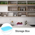 thumbnail image 4 of STRANDCHIC 1 Set 6 Pcs Plastic Fruit Saver in Blue for Food Portion Box and Kitchen Containers, 4 of 5