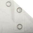 thumbnail image 3 of Lanco White Silver Curtain, Grommet Sheer Window Curtains for Bedroom, Living Room , 2 Panels, 52Wx63L, 3 of 5