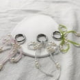 thumbnail image 4 of Bottone Sweet Pearl Beaded Bowknot Keychain Pendant Fashion Lovely Hangings Ornament Keyring Backpack Decoration Charm Jewelry, 4 of 7