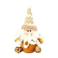 thumbnail image 2 of Adornos de muñeco de nieve de Navidad de Papá Noel, adornos colgantes de muñeco de nieve de tela de Papá Noel, adornos colgantes para árbol de Navidad, fiestas navideñas en interiores y Akmoler, 2 of 9