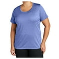 thumbnail image 5 of Yellow Rooster Womens Heather Contender Scoop Neck T-Shirts True Royal Heather 2XL, 5 of 8