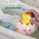 thumbnail image 3 of Baby bath water toy - 2 pcs Water Bathtub Pool Toys Fun Egg Hatching Easter Gifts for Toddlers (Transparent dinosaur egg+transparent yellow duck egg), 3 of 4