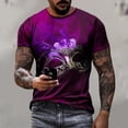 thumbnail image 2 of IROINNID Men'S T-Shirts Big and Tall T Shirts for Men, Thin Lightweight Basic Summer Round Neck Pullover Tops for Men, 2 of 6