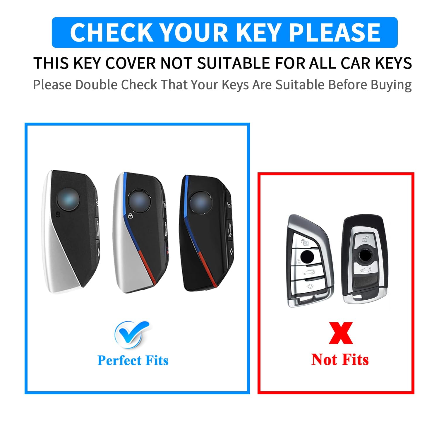 Durable Dual-Layer Silicone Key Fob Covers 2-Pack for BMW 7 Series X5 X6 X7 iX i5 i7 M60 2023-2025 Shock-Absorbing Scratch-Resistant Remote Protector