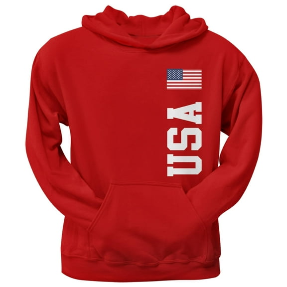 World Cup USA Red Adult Pullover Hoodie - 2X-Large