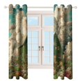 thumbnail image 3 of Blackout Curtains Decor Fairy Tale Cabin Balloon for Bedroom Living Room Grommet Window Drapes 2 Panel Set, 3 of 5