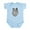 Sky Blue, variant on CafePress - Stylized Grey Wolf Infant Bodysuit - Baby Light Bodysuit, Size Newborn - 24 Months
