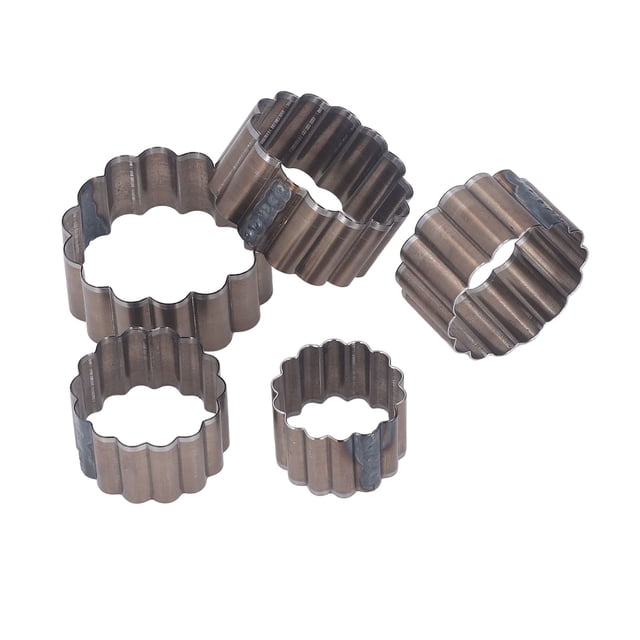 Juego De Troqueles De Corte, 5 Piezas De Troqueles De Corte De Cuero Resistentes A Impactos, Tamaños Precisos, Soldadura Fina Para Manualidades Y Fabricación De Joyas