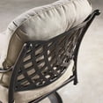 thumbnail image 5 of Oakland Living Finland Mayan Aluminum 5 Piece Propane Fire Pit Chat Set, 5 of 10